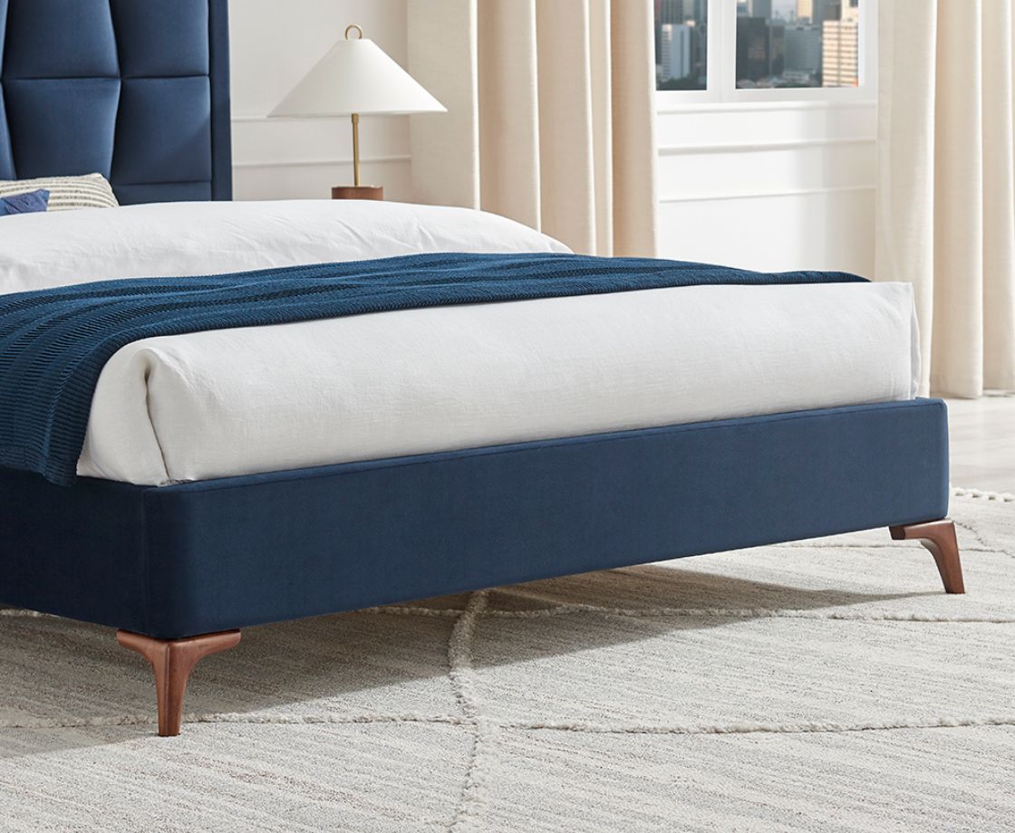 Carmen 6ft Superking Bed - Navy