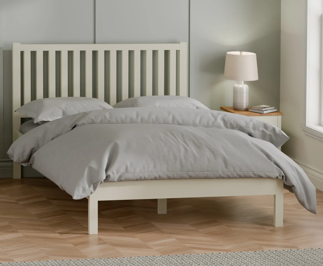 Coxmoor 5ft Kingsize Bed Frame - Ivory