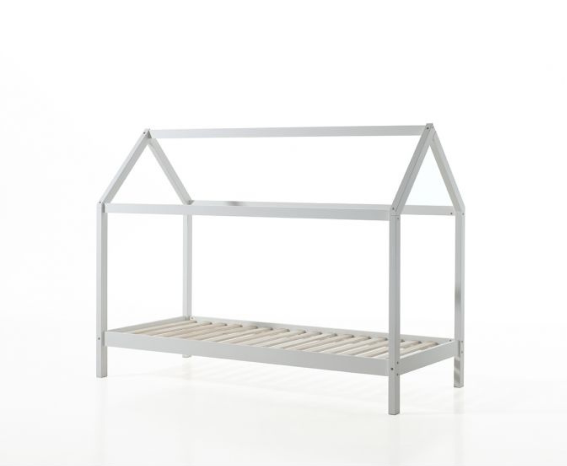 Dally House Bed 90x200cm - White