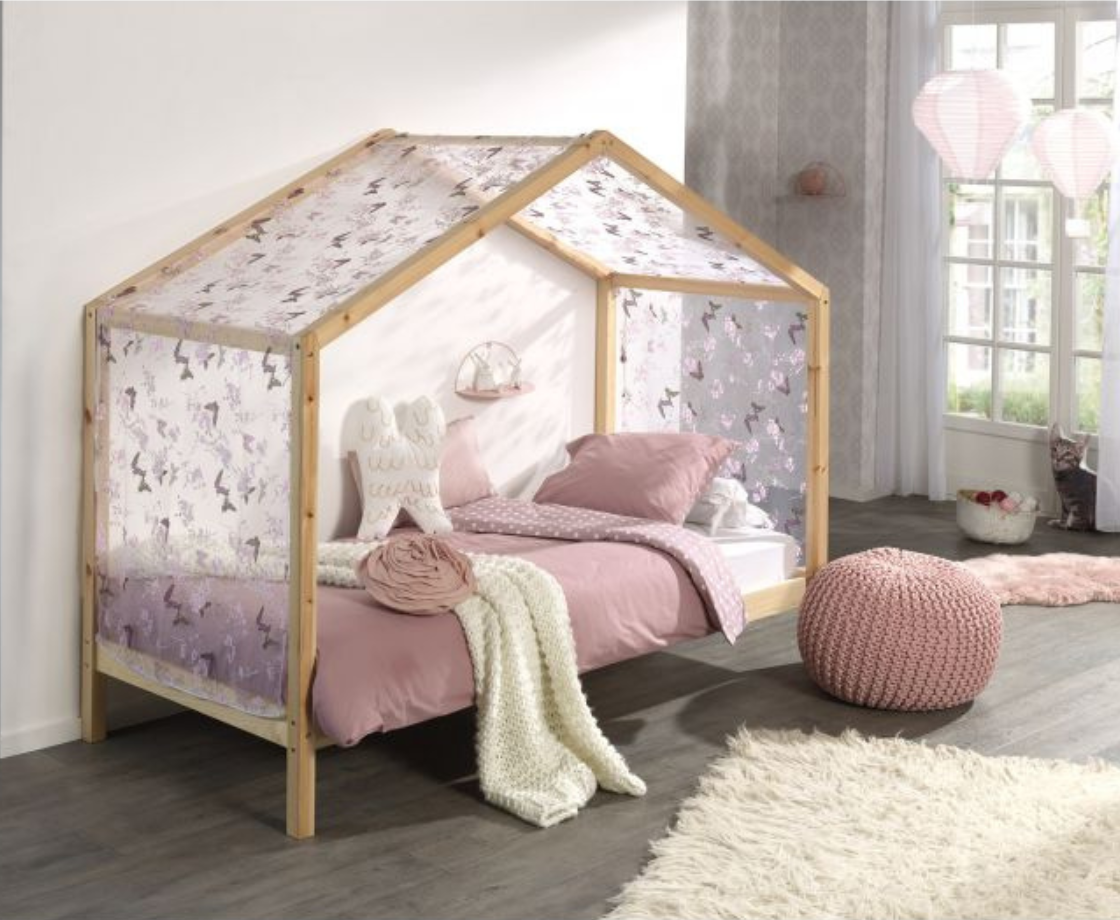 Dally House Bed without Gate 90x200cm - Natural