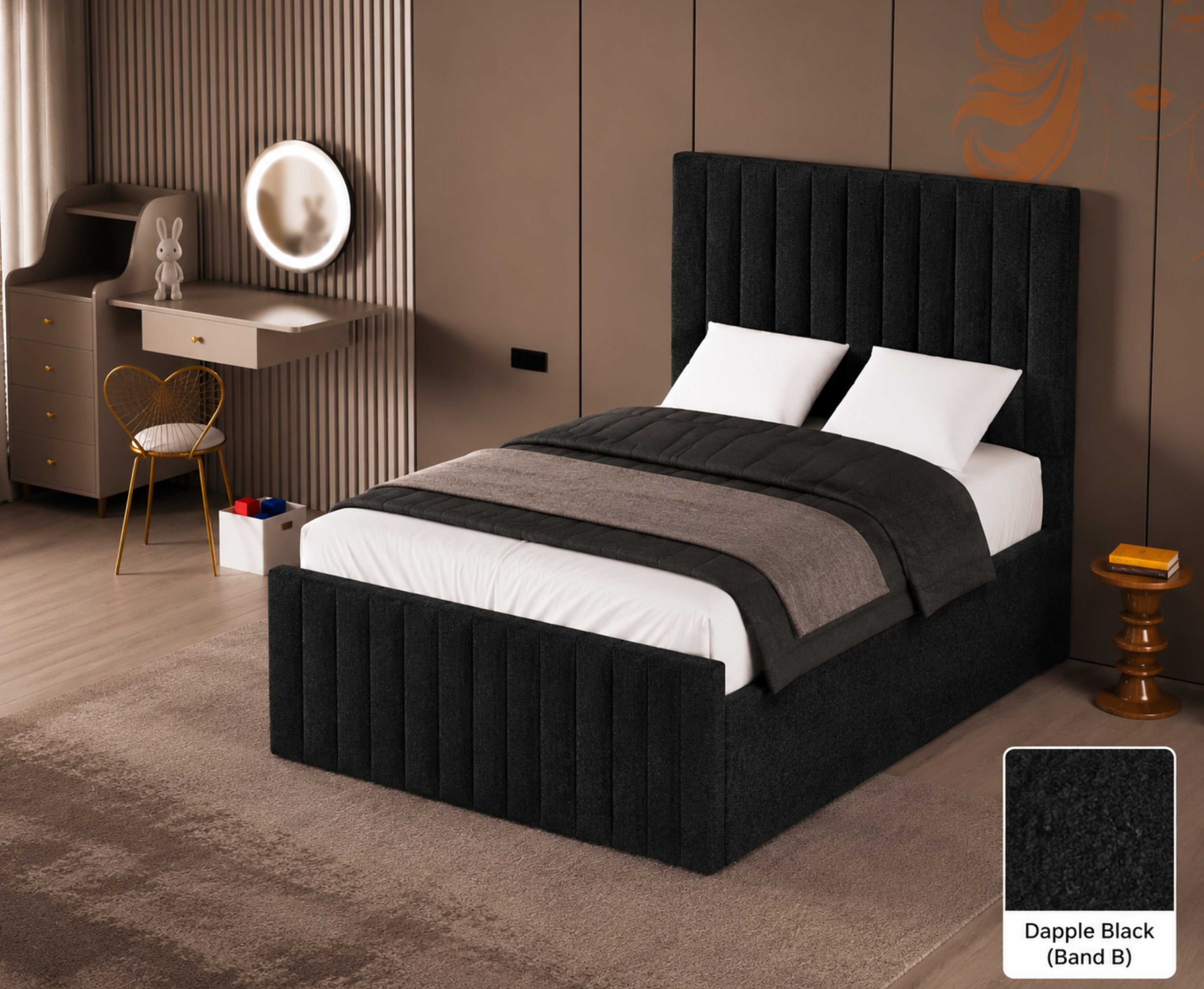 Storie 4ft6 Small Double Bed Frame