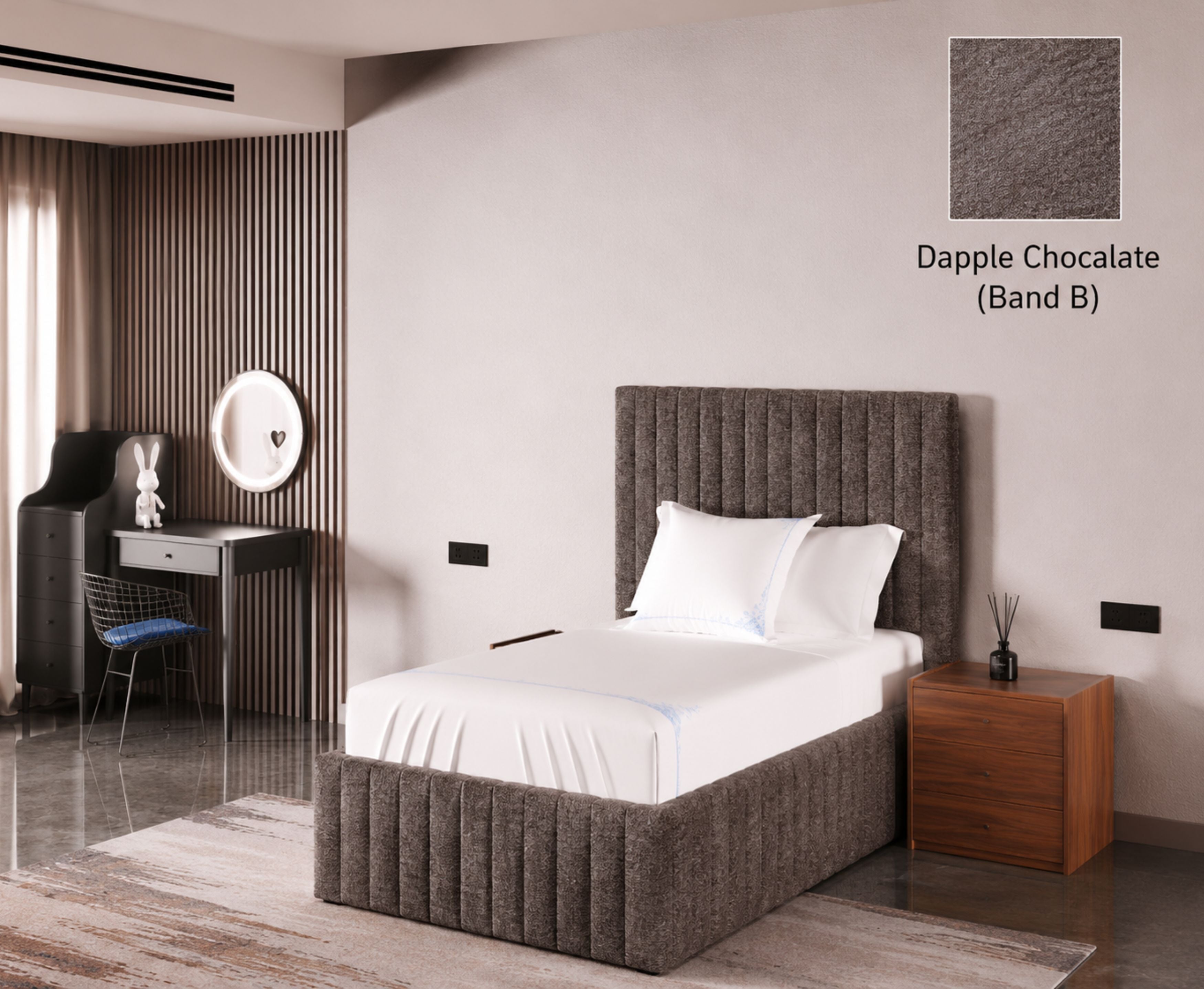 Turin 3ft Single Ottoman Bed Frame