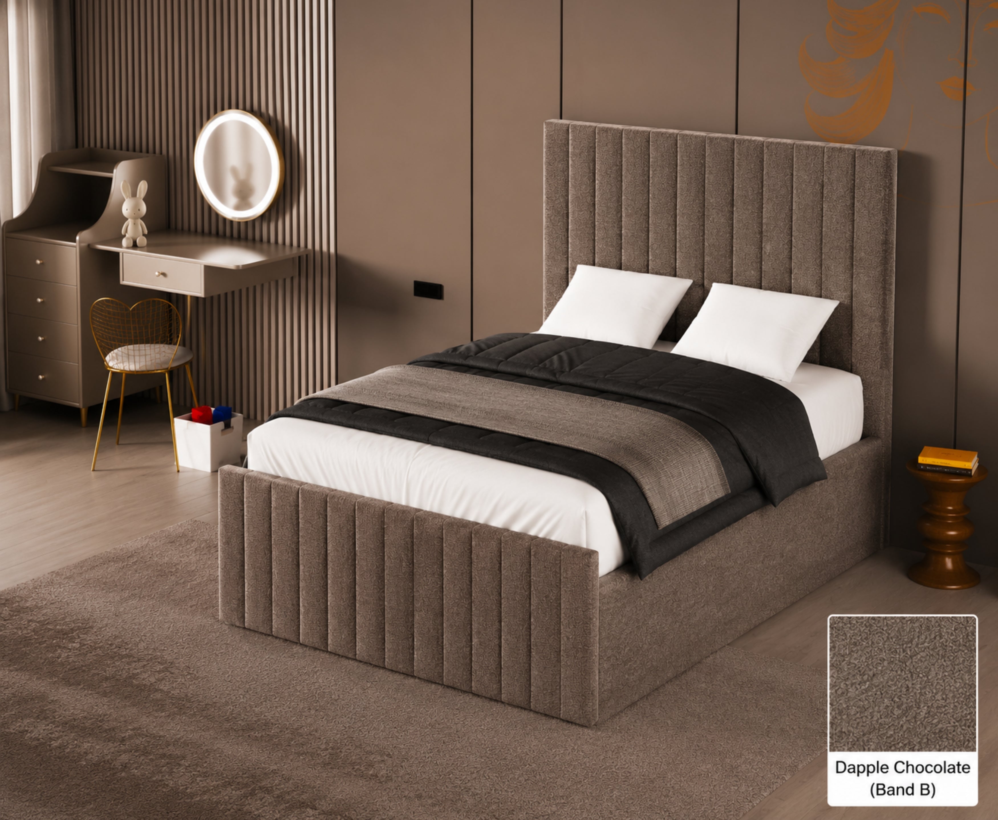 Storie 4ft Double Bed Frame