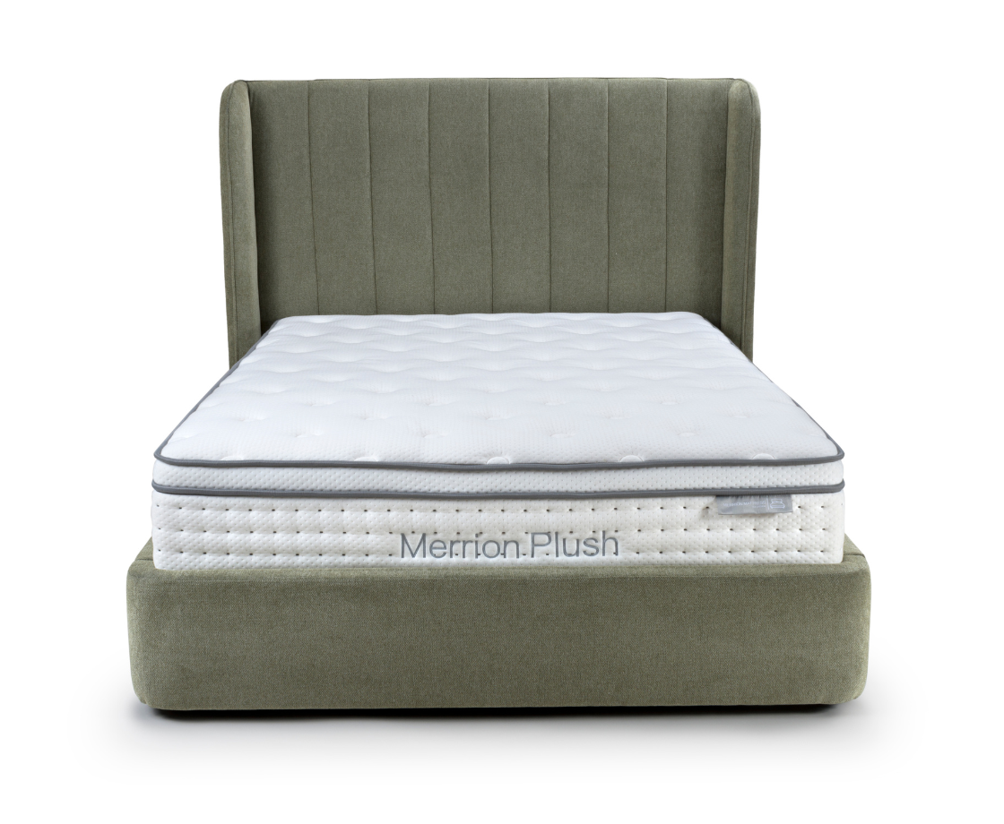 Fitzroy 4ft6 Double Ottoman Bed Frame - Green