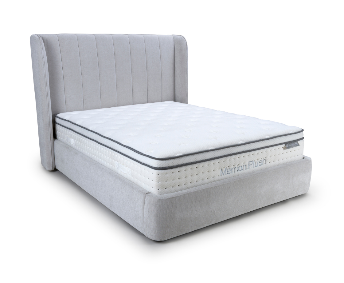 Fitzroy 4ft6 Double Ottoman Bed Frame - Light Grey