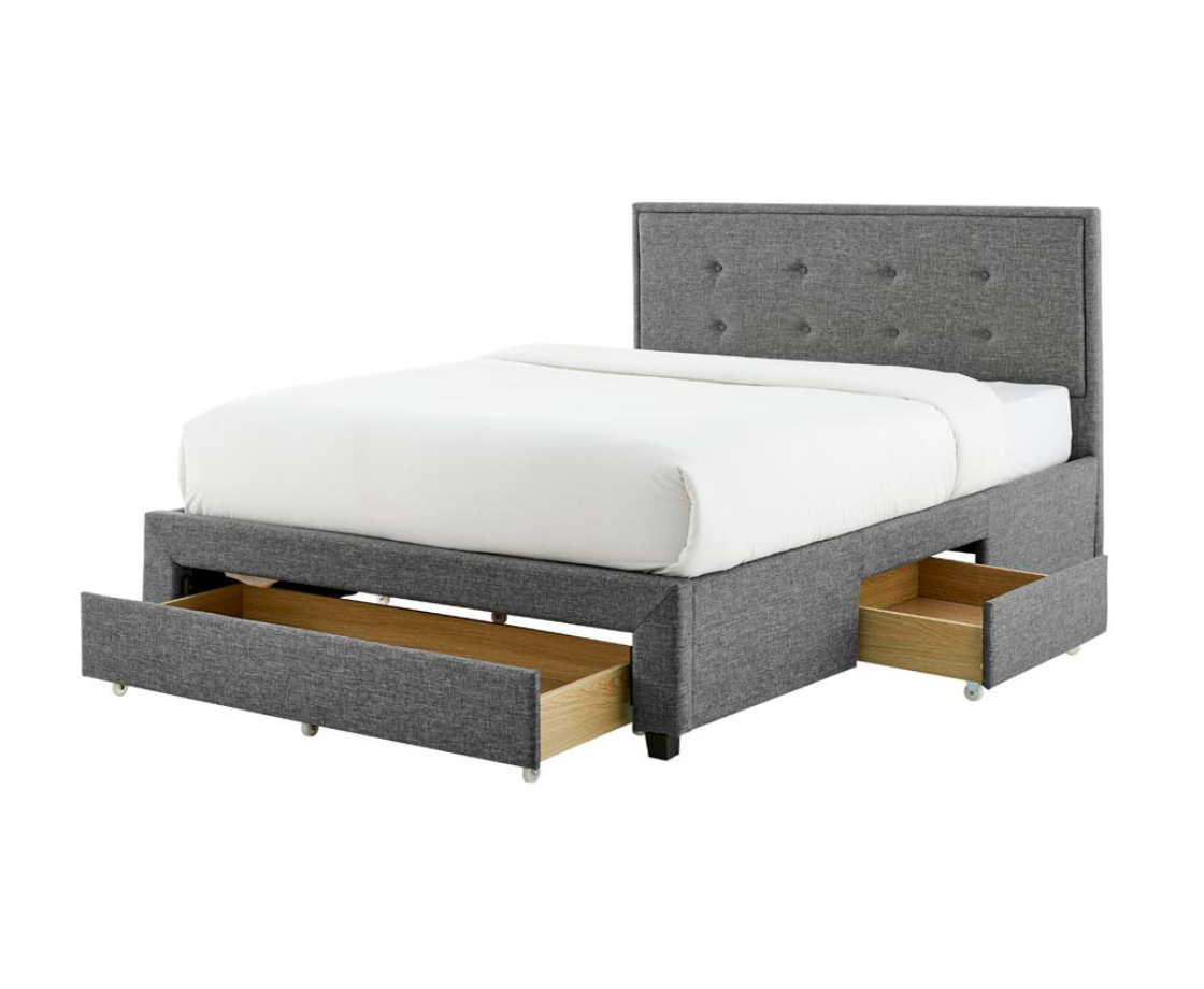 Freya 5ft Kingsize Bed Frame - Grey