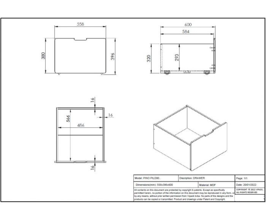 Funkie Low Sleeper with slide - White