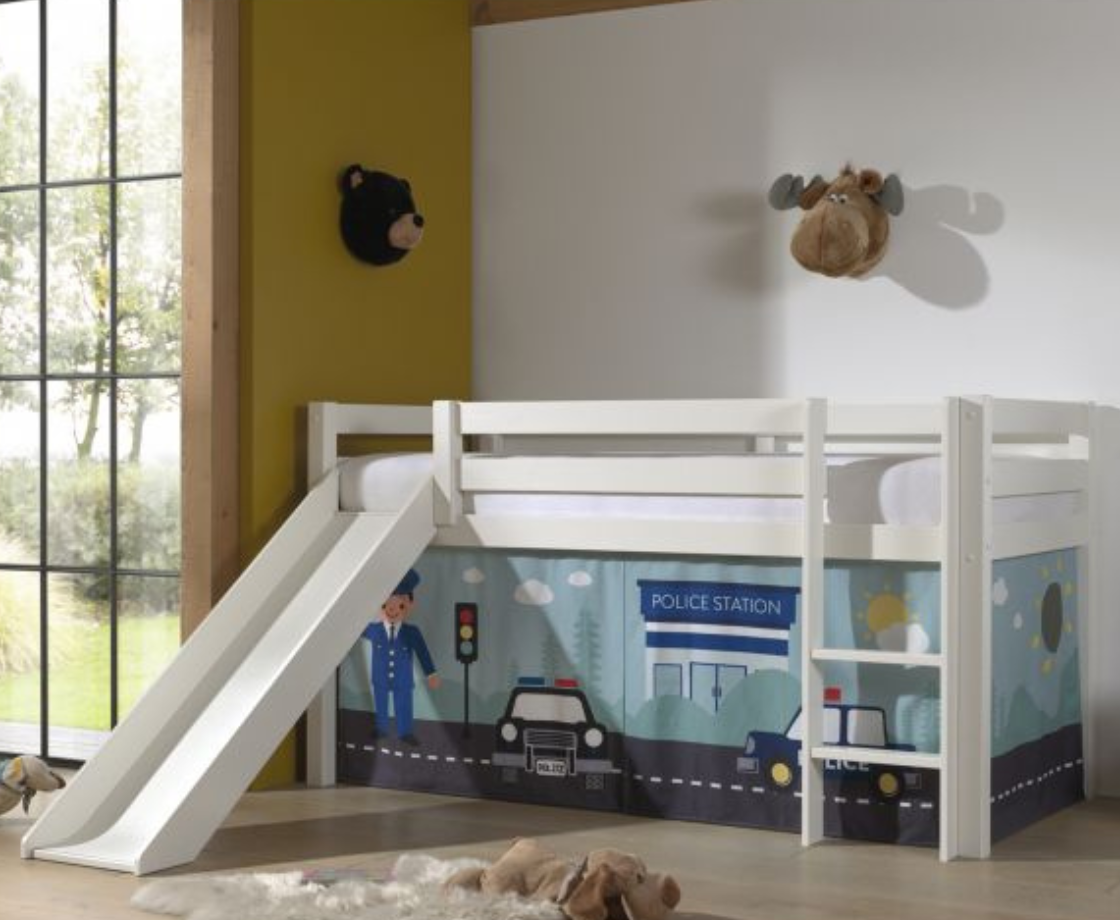 Funkie Midsleeper with Slides - White