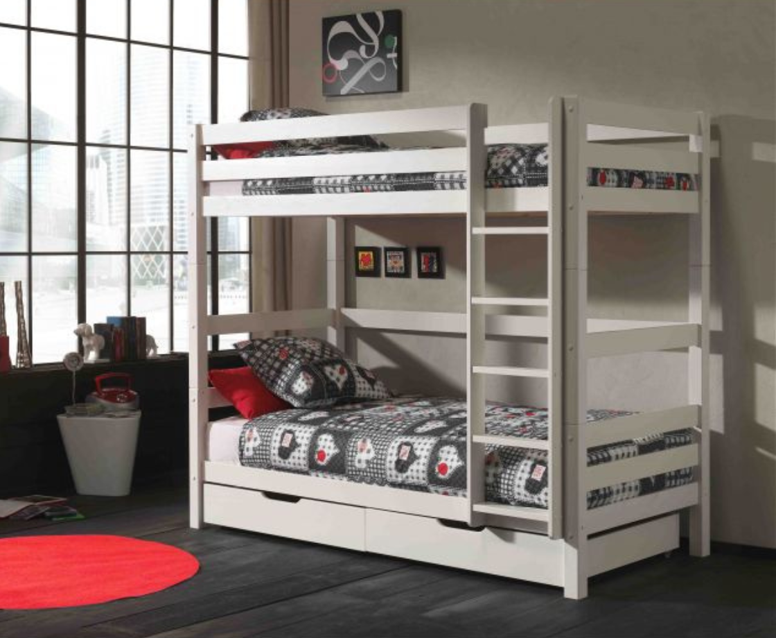 Funkie Bunk Bed 180cm - White