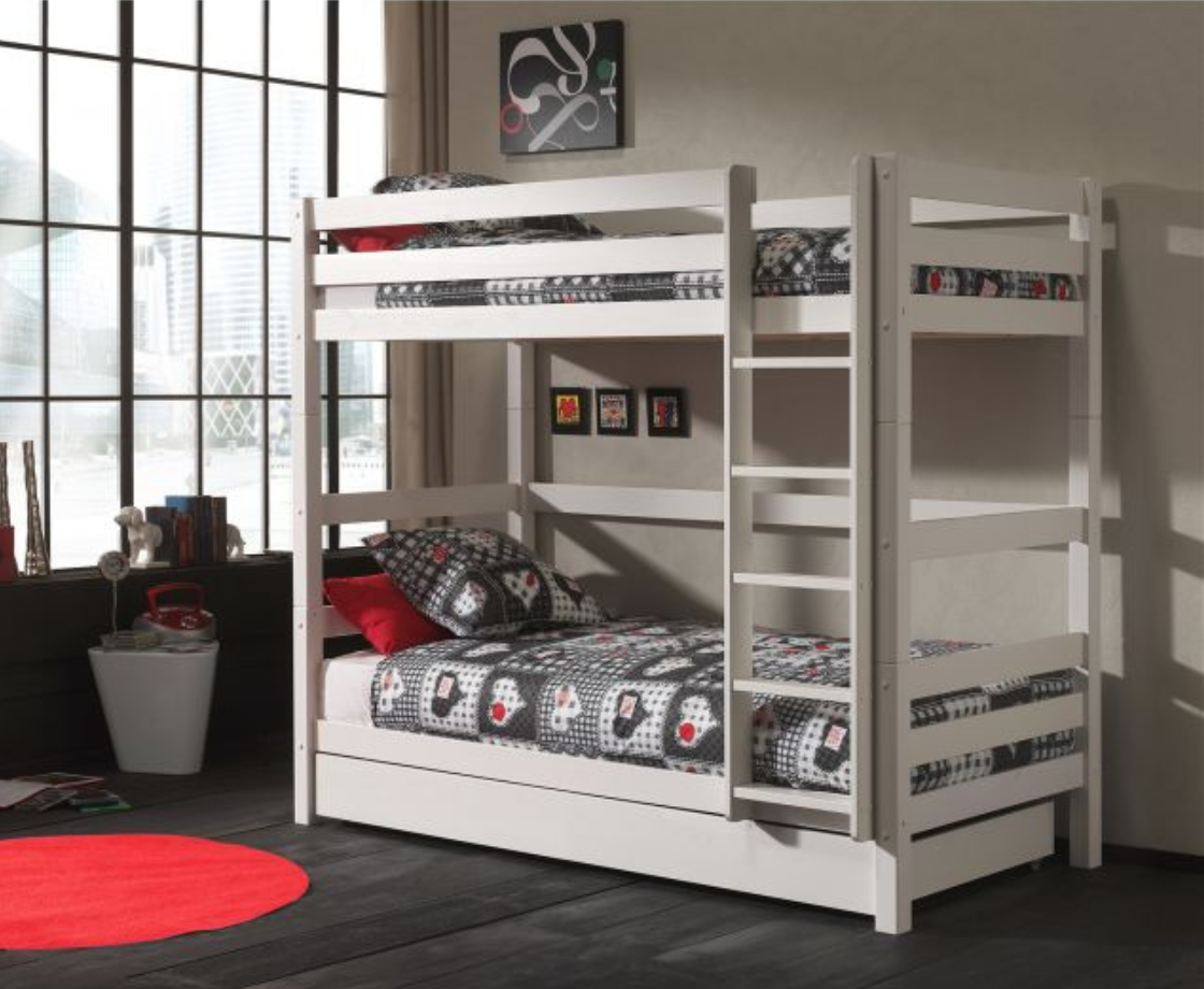 Funkie Bunk Bed 180cm - White