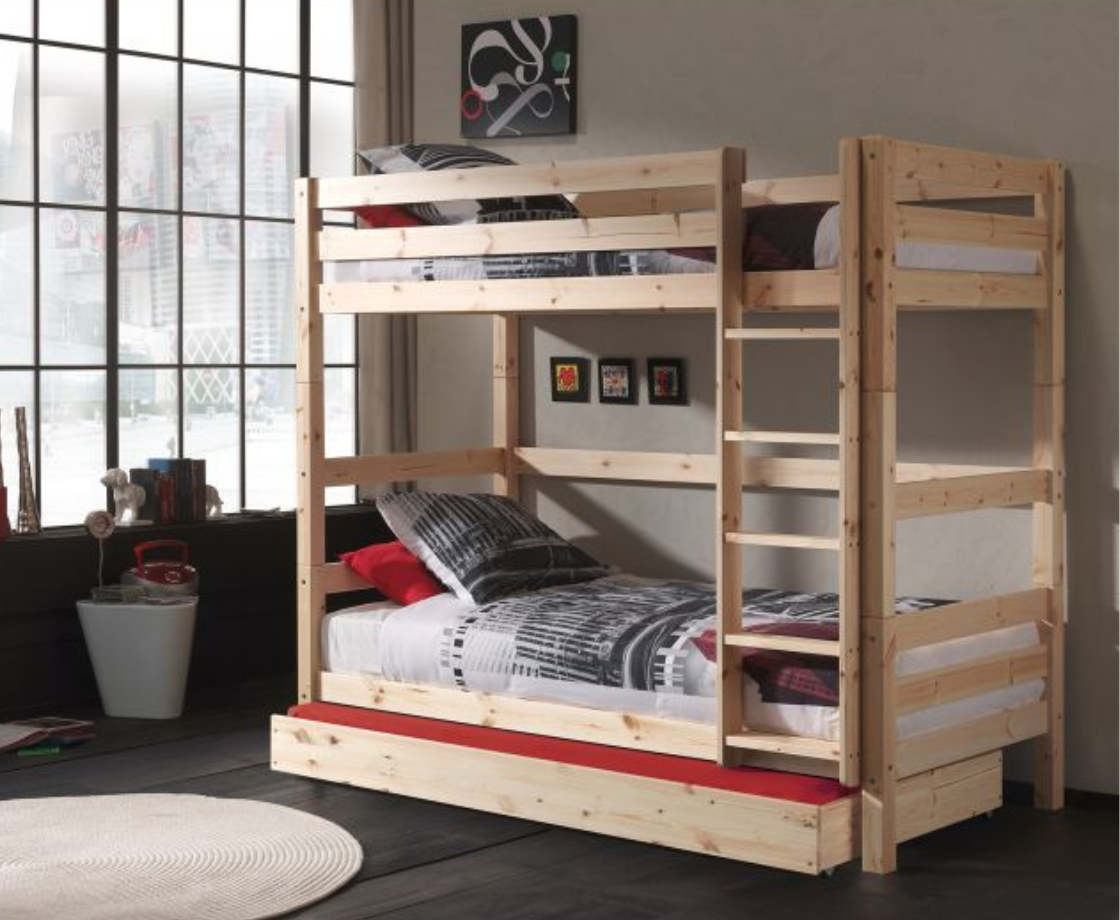 Funkie Bunk Bed 180cm - Natural