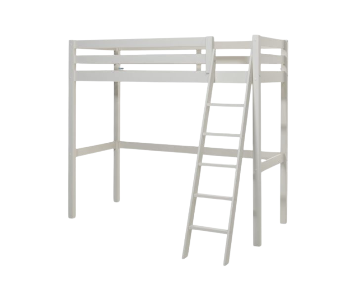Funkie Mezzanine 90cm High sleeper - White