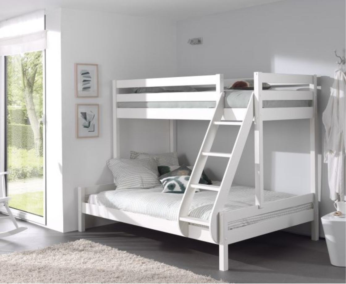 Funkie Martin Family Bed - White