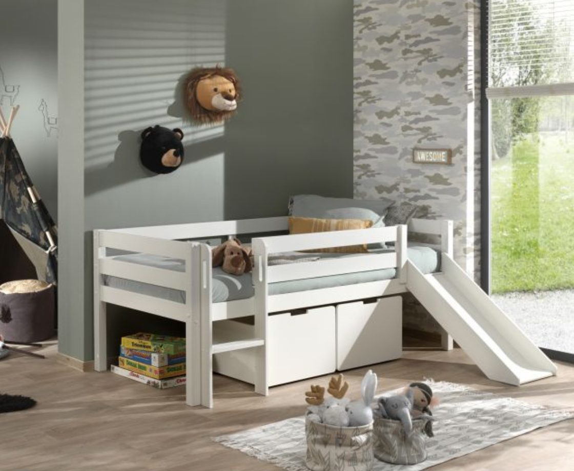 Funkie Low Sleeper with slide - White