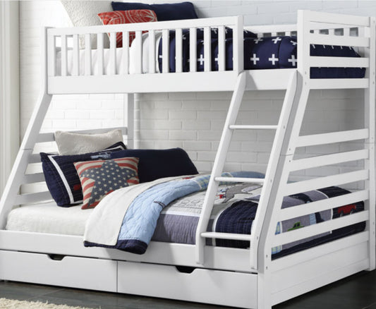Hanlee Triple Bunk Sleeper White | Grey