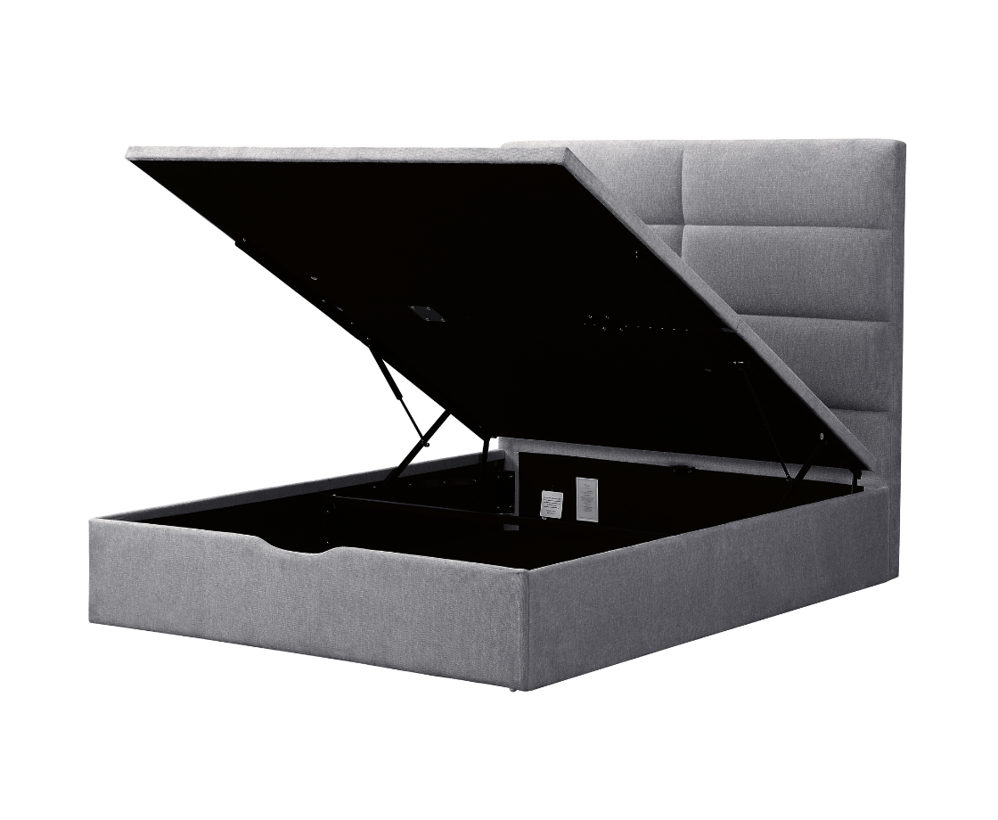 Jessica 5ft Ottoman Bed Pack - Grey