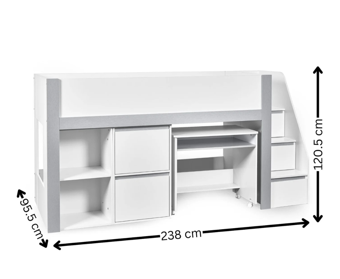 Joy Midsleeper - White