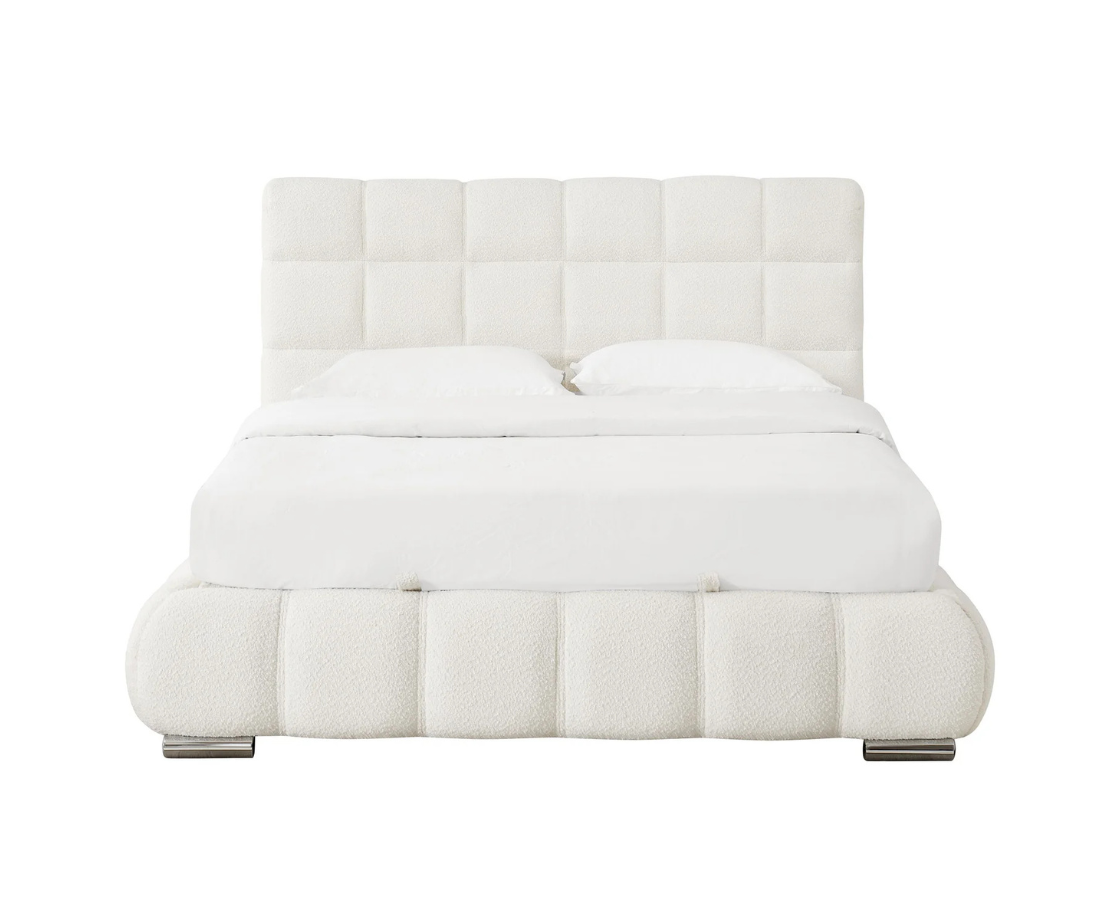 Kellie 6ft Superking Ottoman Bed Frame - Cream