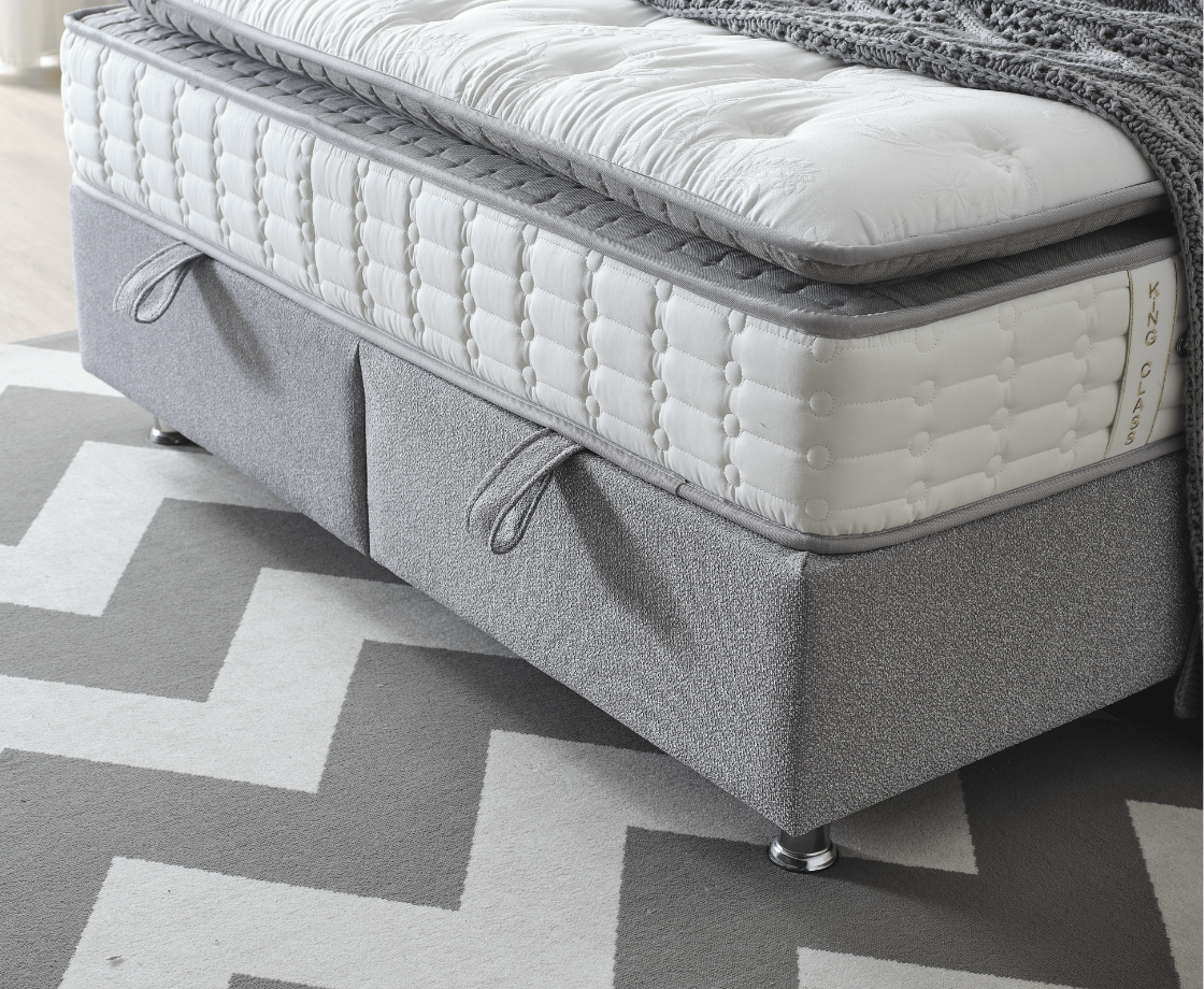 Legatie 5ft Ottoman Bed Frame - Grey