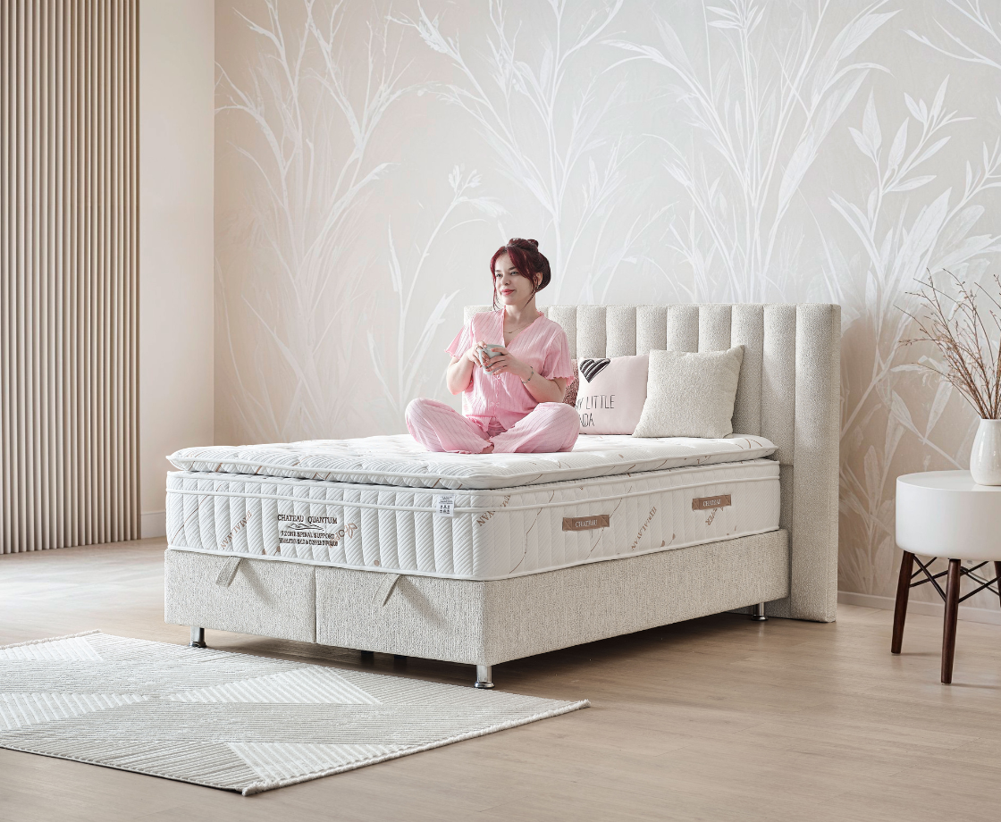 Legatie 6ft Ottoman Bed Frame - Beige