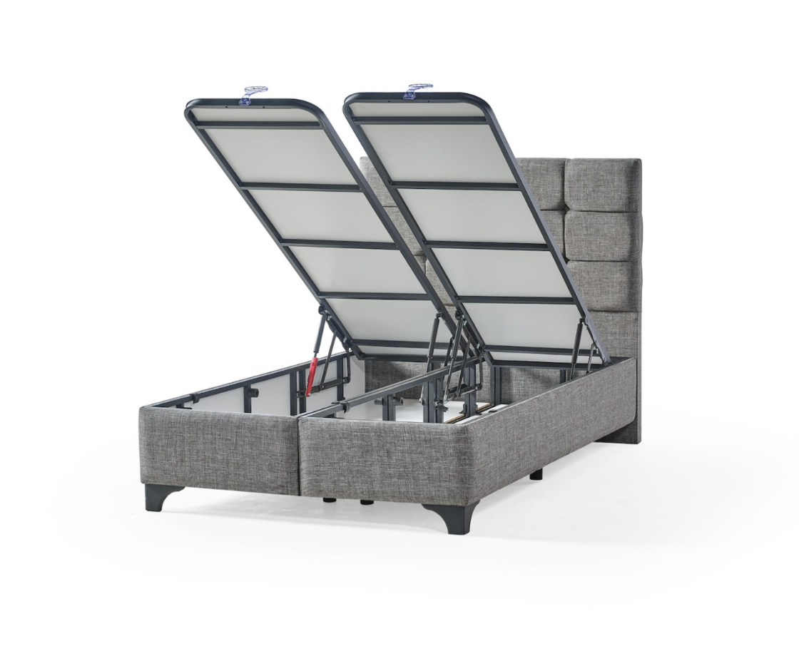 Lennon 4ft Ottoman Bed Frame - Grey