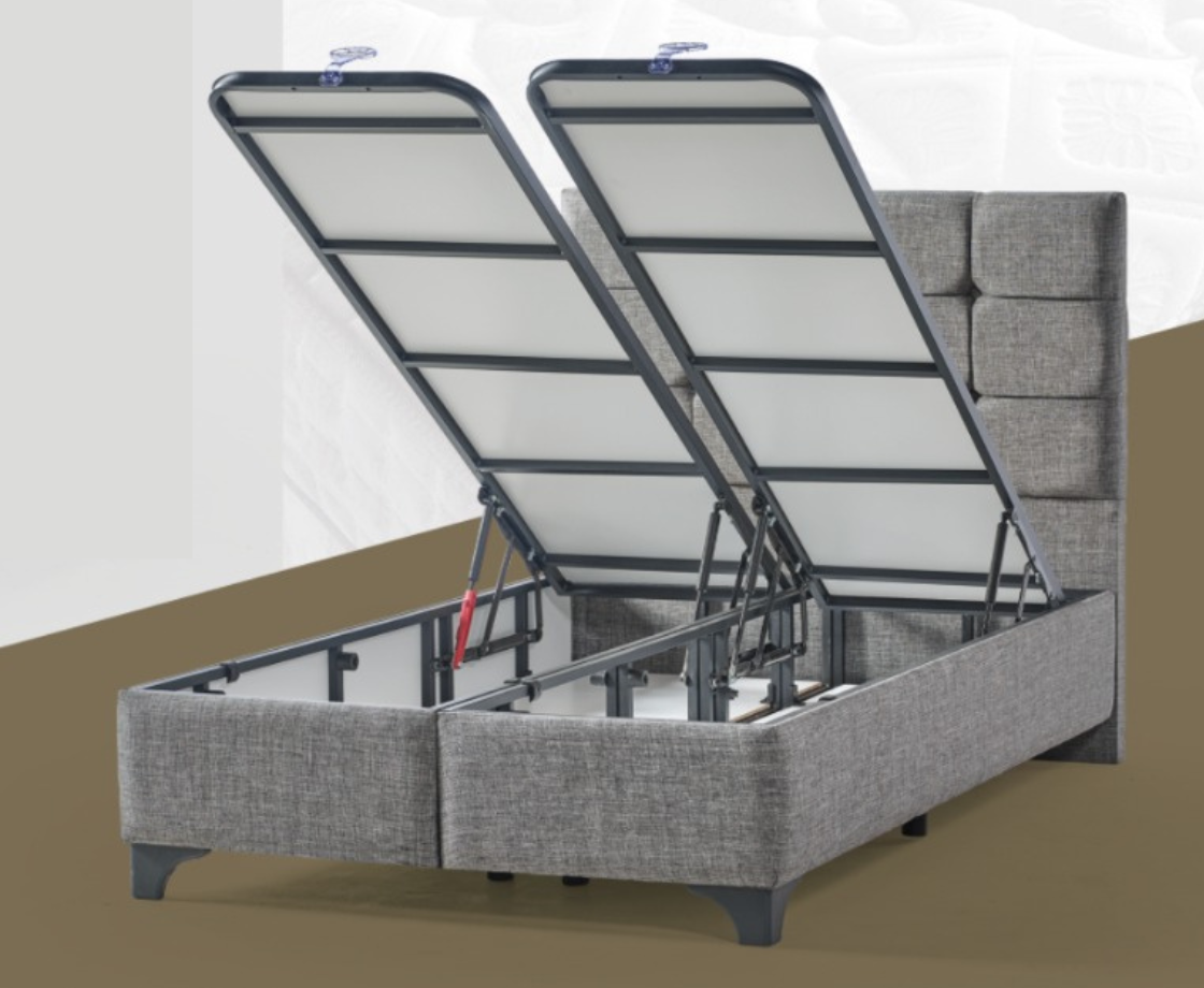 Lennon 4ft6 Ottoman Bed Frame - Grey