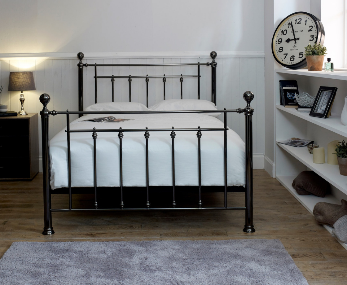Leo Metal 5ft Kingsize Bed Frame