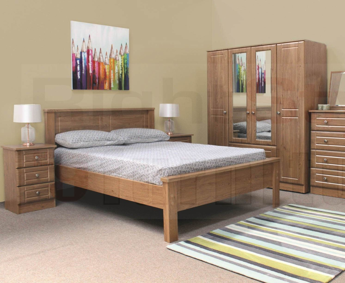 Nore 2 Door/2 Drawer Robe with Mirrors