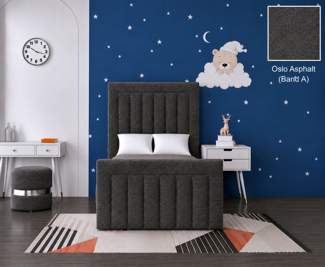 Luxe 3ft Single Bed Frame - 27 Colours