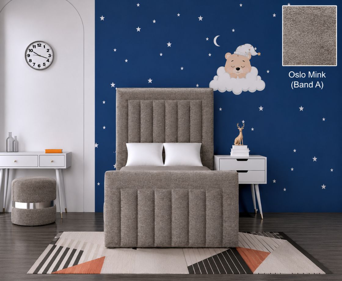 Luxe 3ft Single Bed Frame - 27 Colours