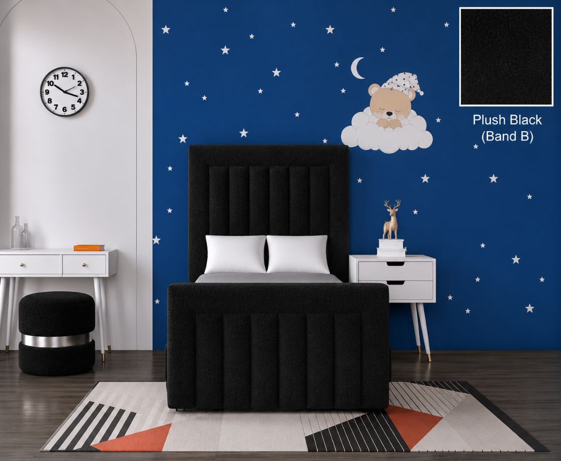 Luxe 3ft Single Bed Frame - 27 Colours