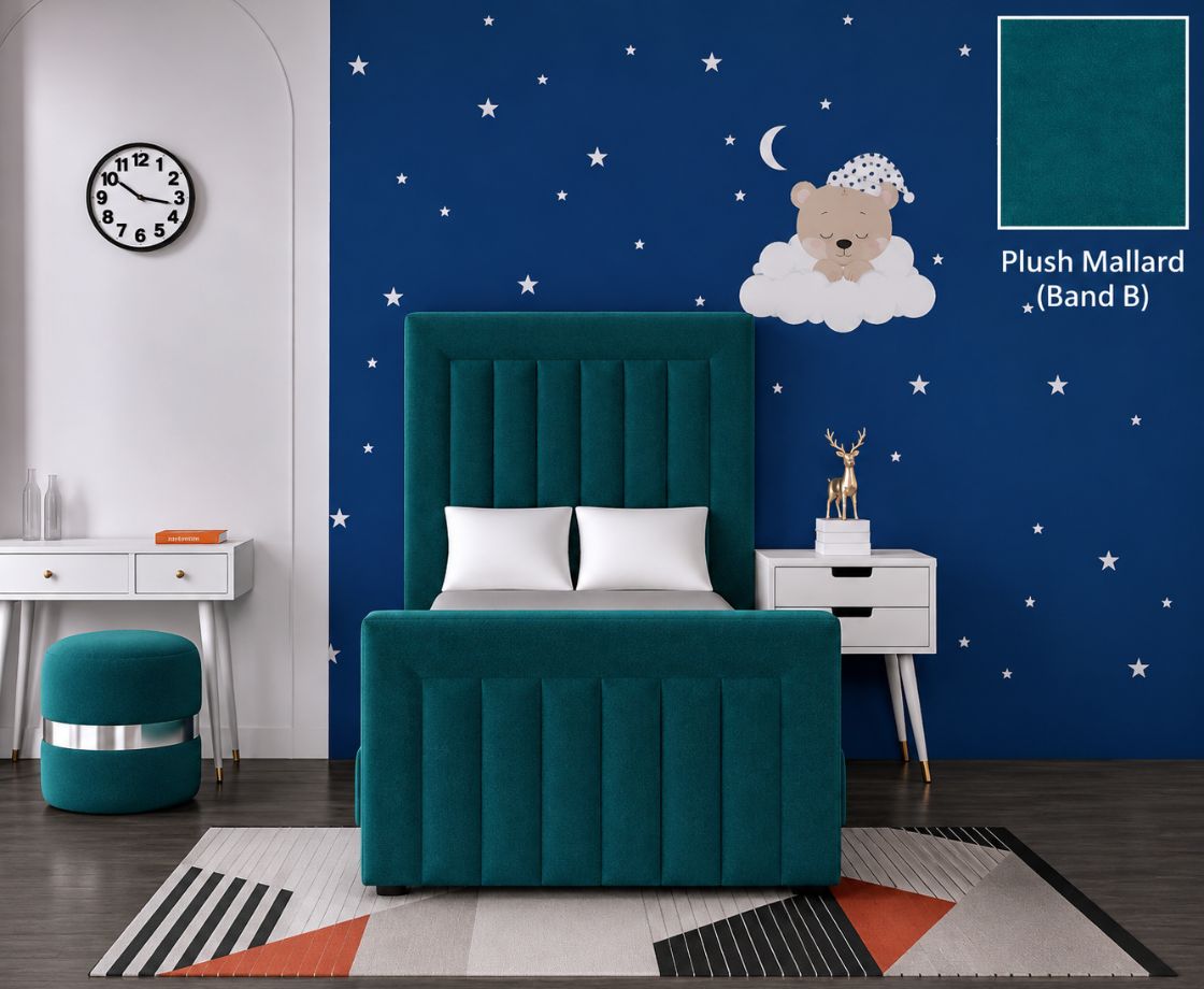Luxe 3ft Single Bed Frame - 27 Colours