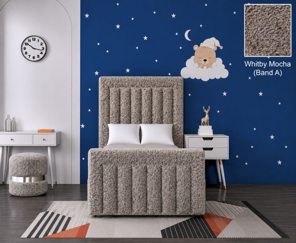 Luxe 3ft Single Bed Frame - 27 Colours