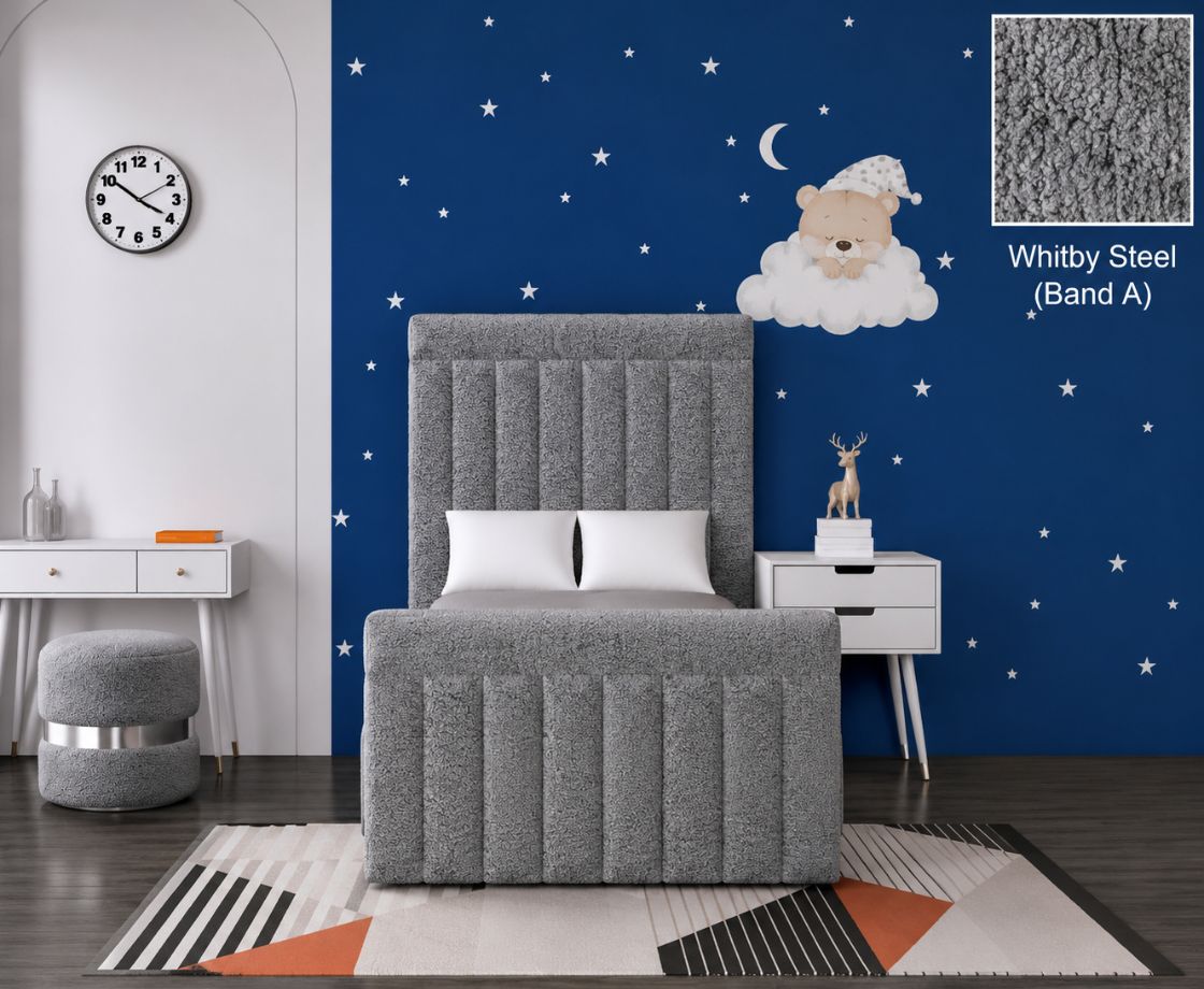 Luxe 3ft Single Bed Frame - 27 Colours