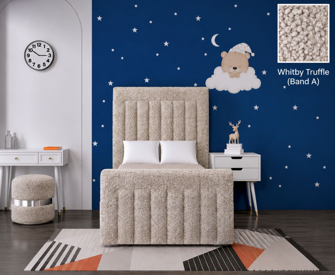 Luxe 3ft Single Bed Frame - 27 Colours