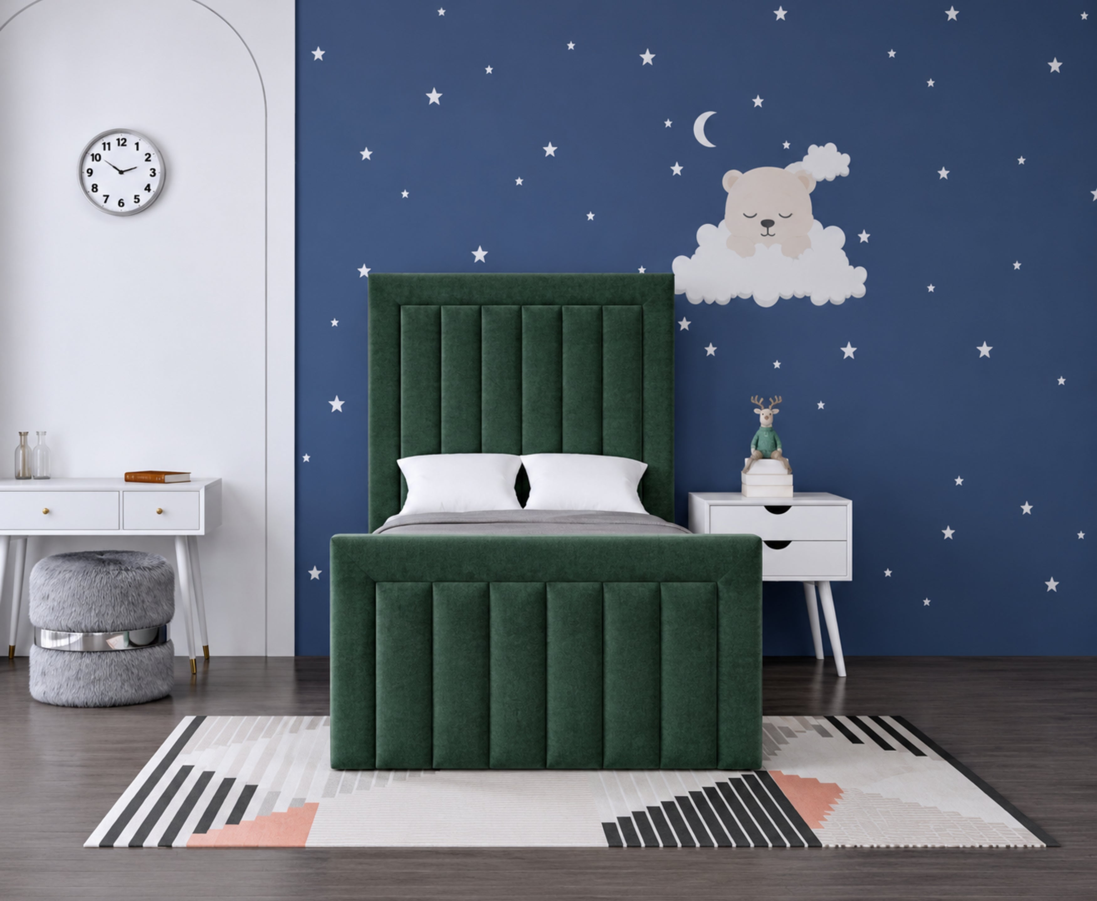 Luxe 3ft Single Bed Frame - 27 Colours