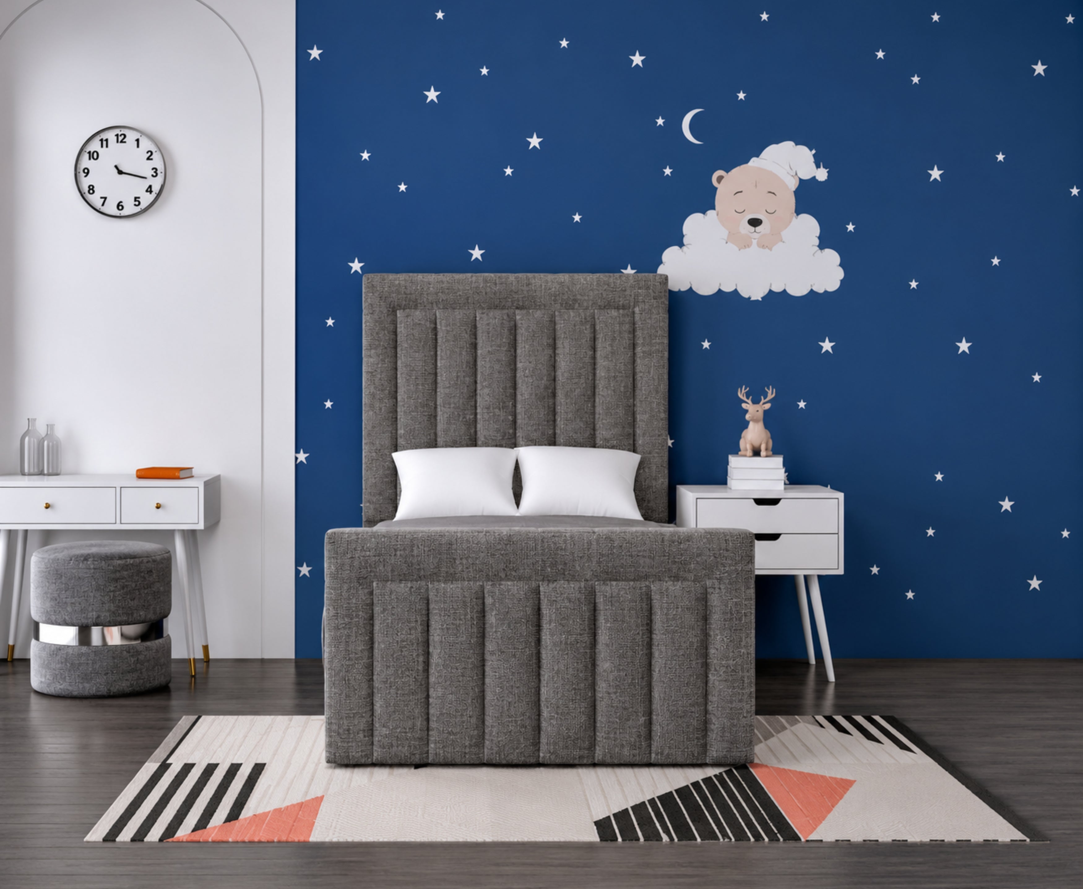 Luxe 3ft Single Bed Frame - 27 Colours