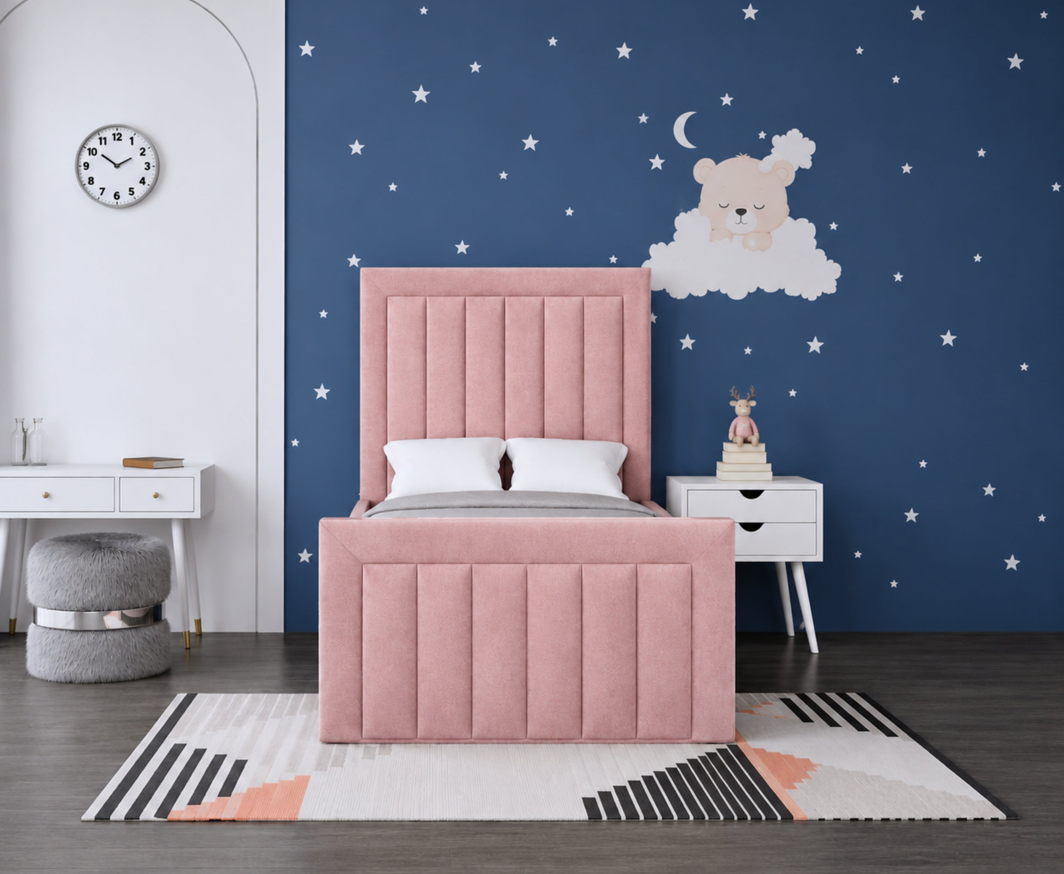 Luxe 3ft Single Bed Frame - 27 Colours