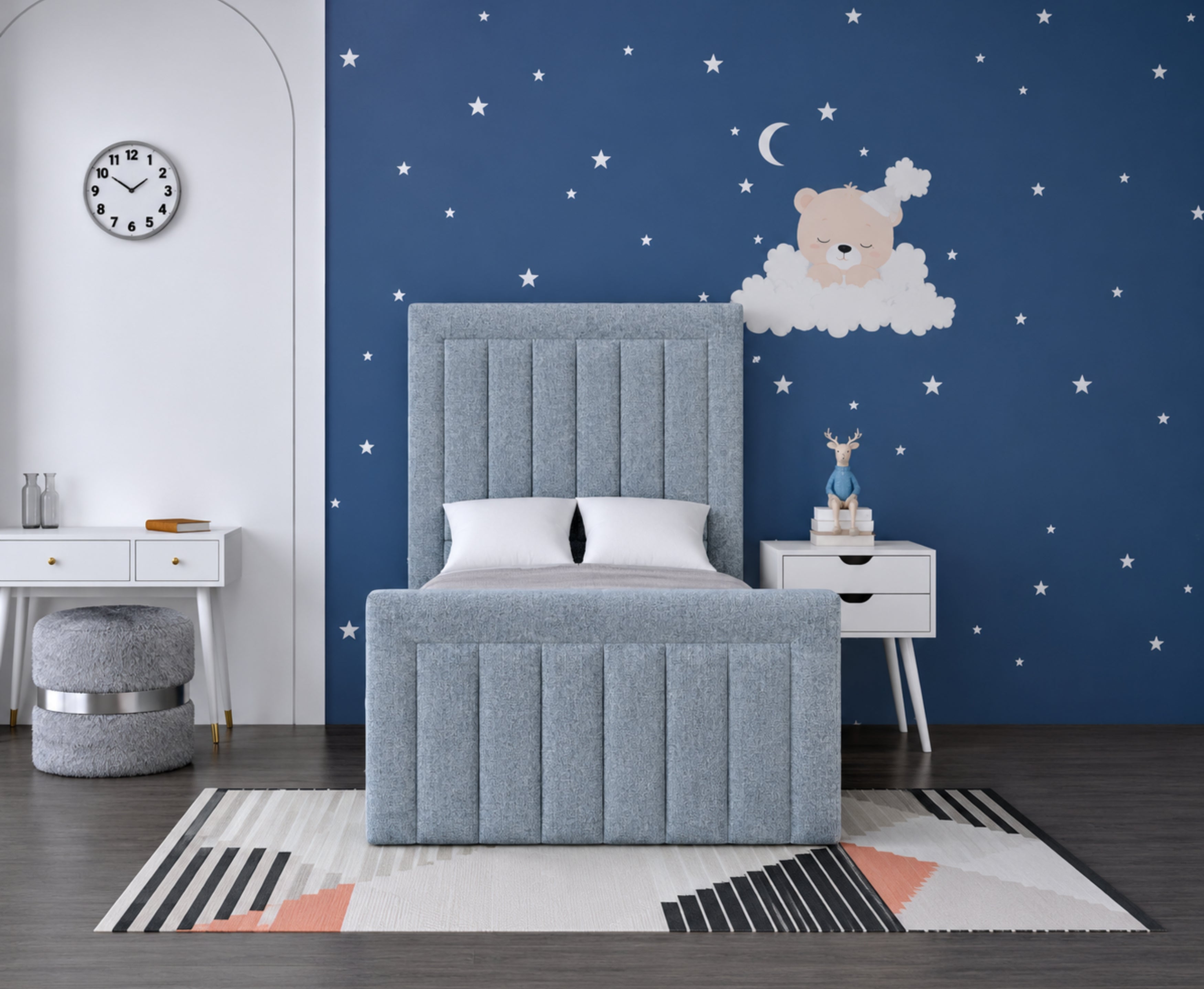 Luxe 4ft Double Bed Frame - 27 Colours