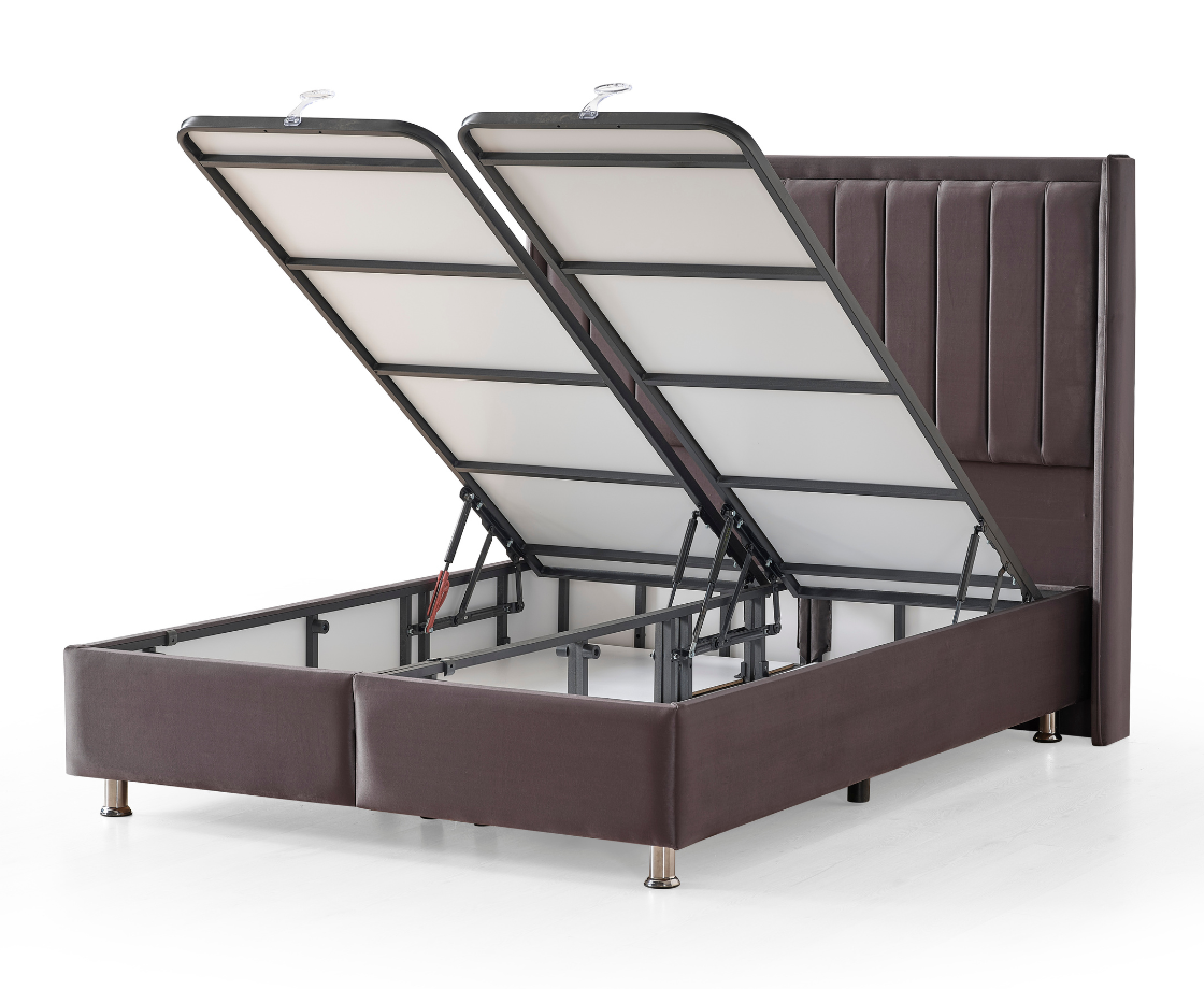 5ft Kingsize Storage Ottoman Bed