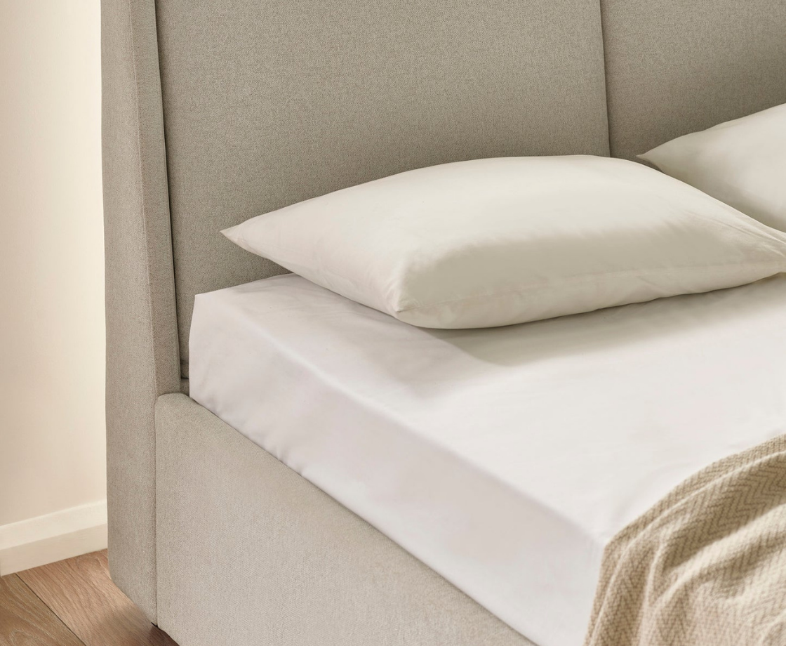 Maddix 4ft6 Double Ottoman Bed - Beige