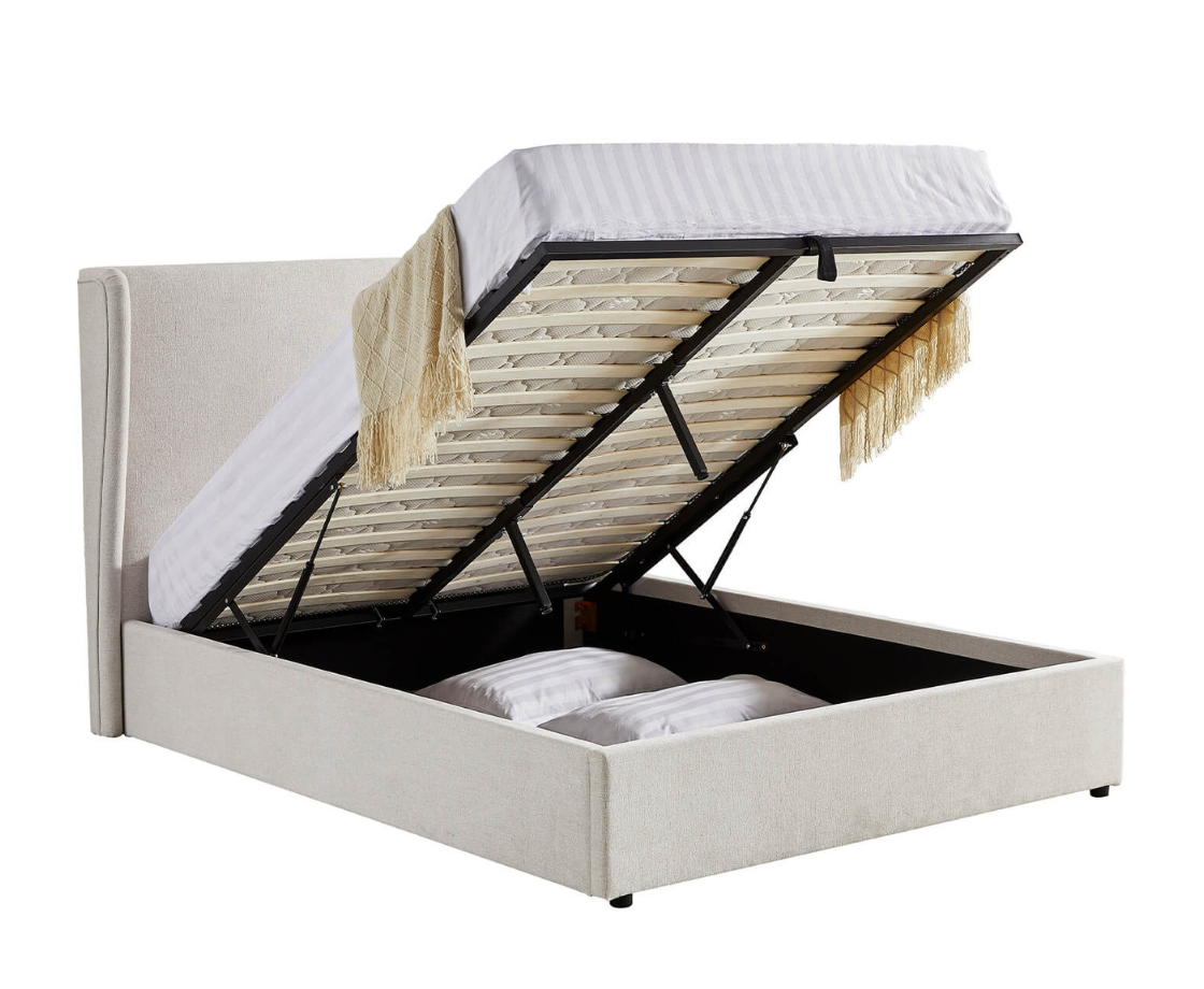 Matilda 6ft Ottoman Bed - Cashmere