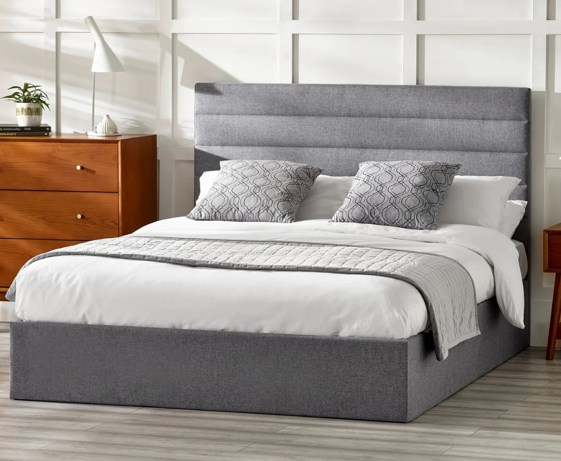 Merida 5ft Kingsize Ottoman Bed Frame - Grey