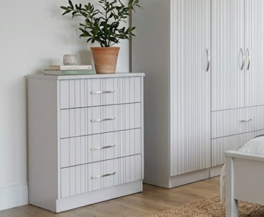 Moy 6 Drawer Chest - Grey
