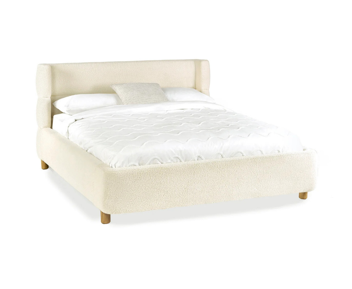 Obrie 4ft6 Boucle Double Bed - Beige
