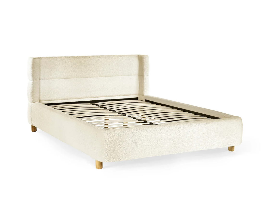 Obrie 4ft6 Boucle Double Bed - Beige