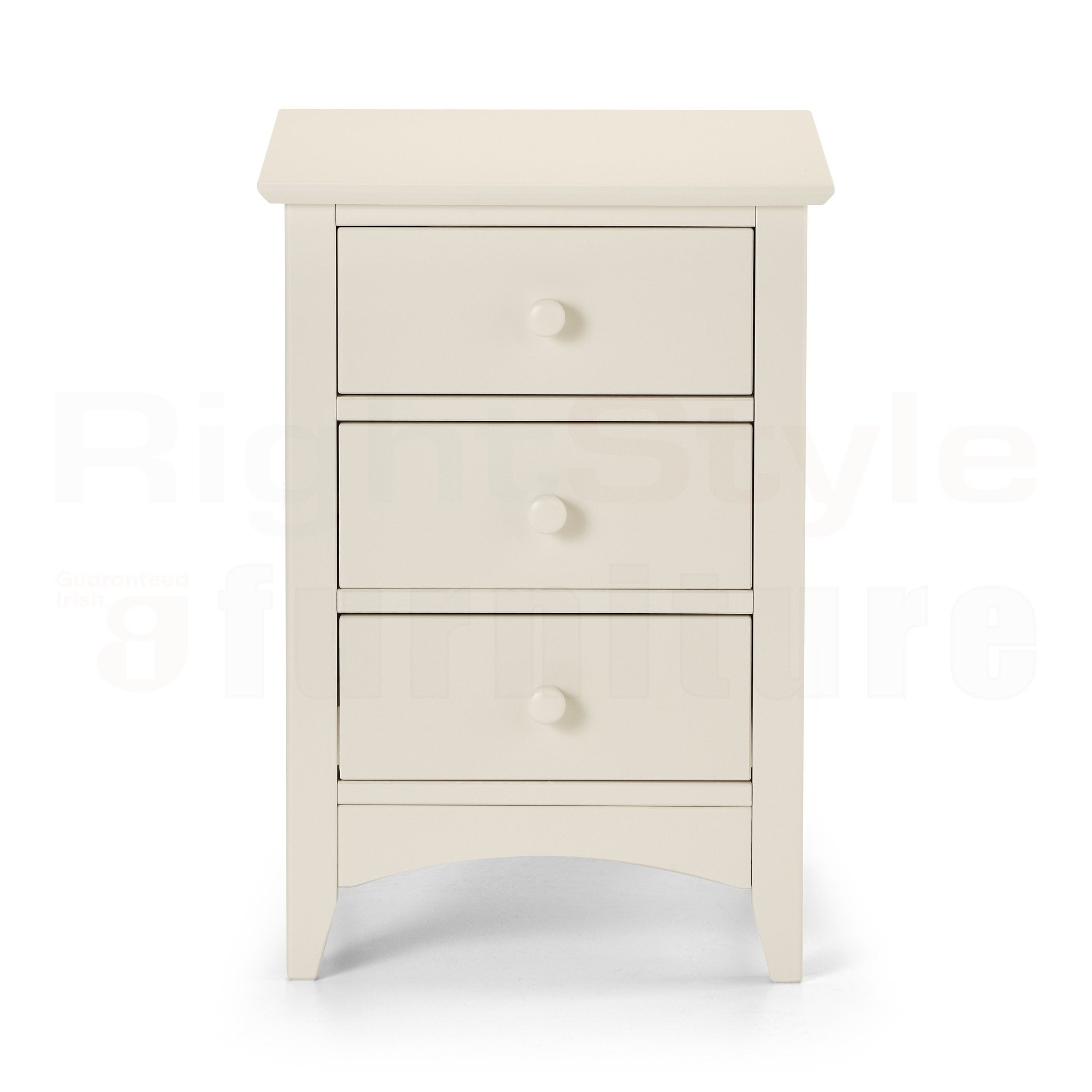 Opal 3 Drawer Bedside