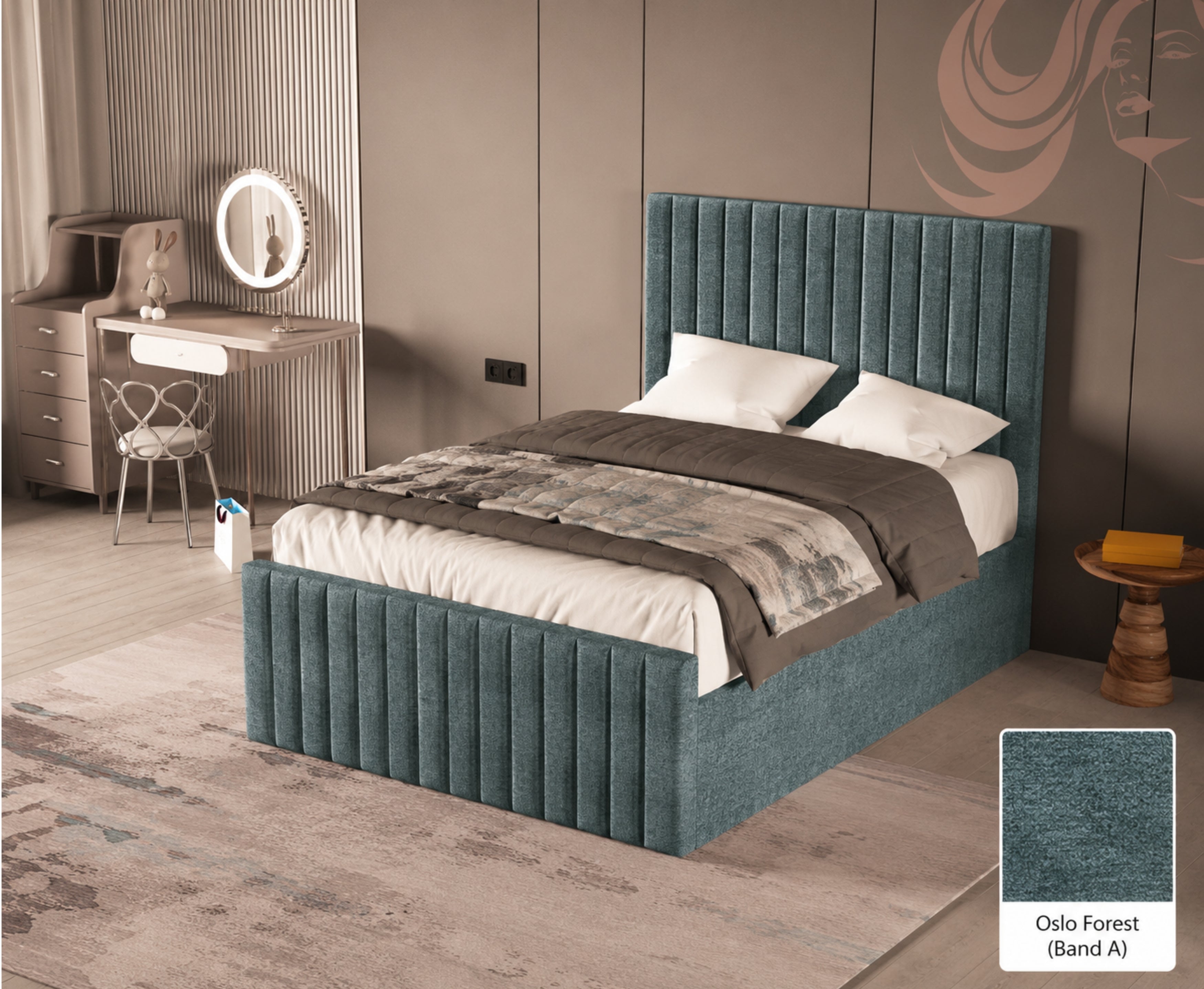 Storie 5ft Ottoman Bed Frame