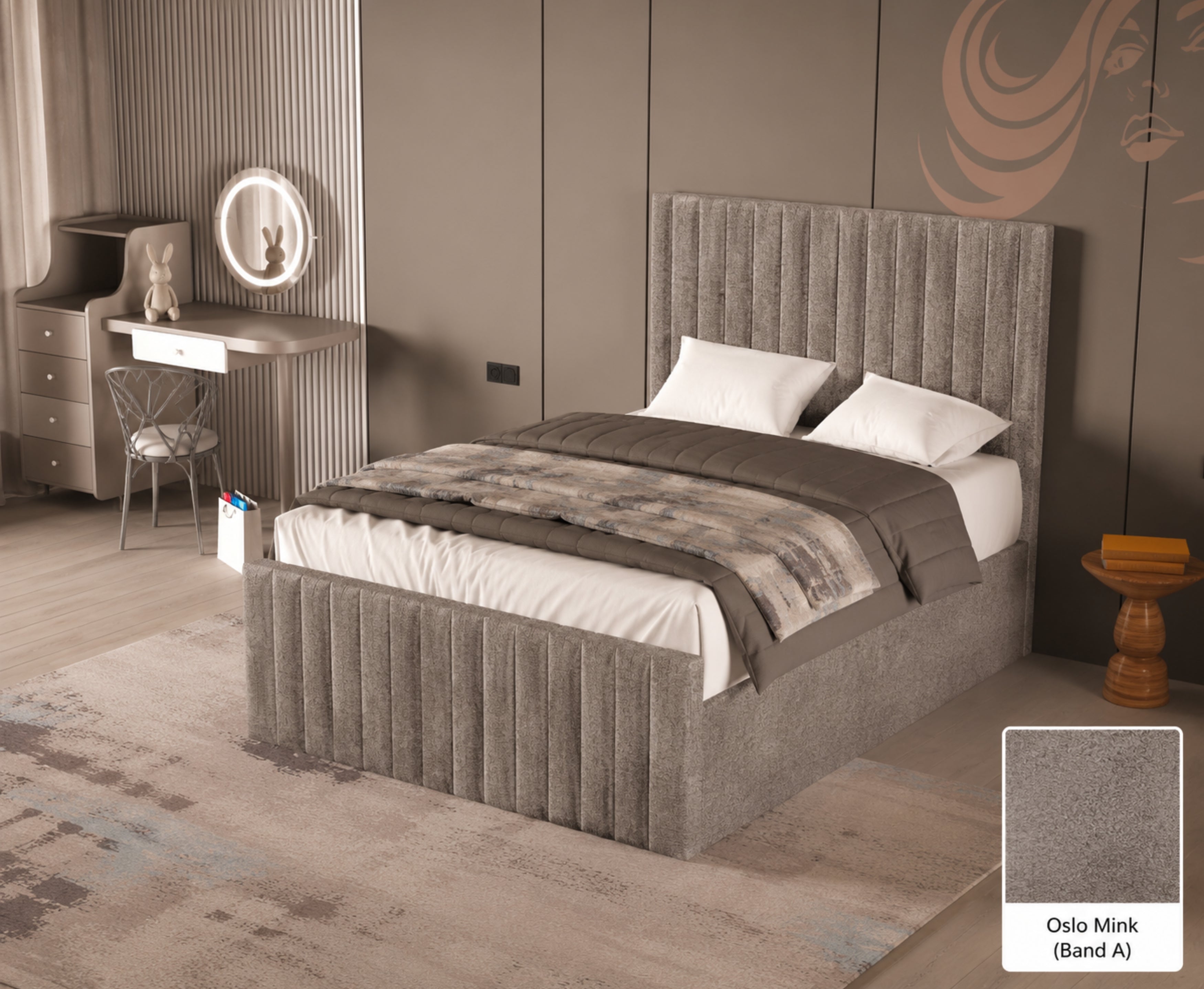 Storie 4ft6 Ottoman Bed Frame