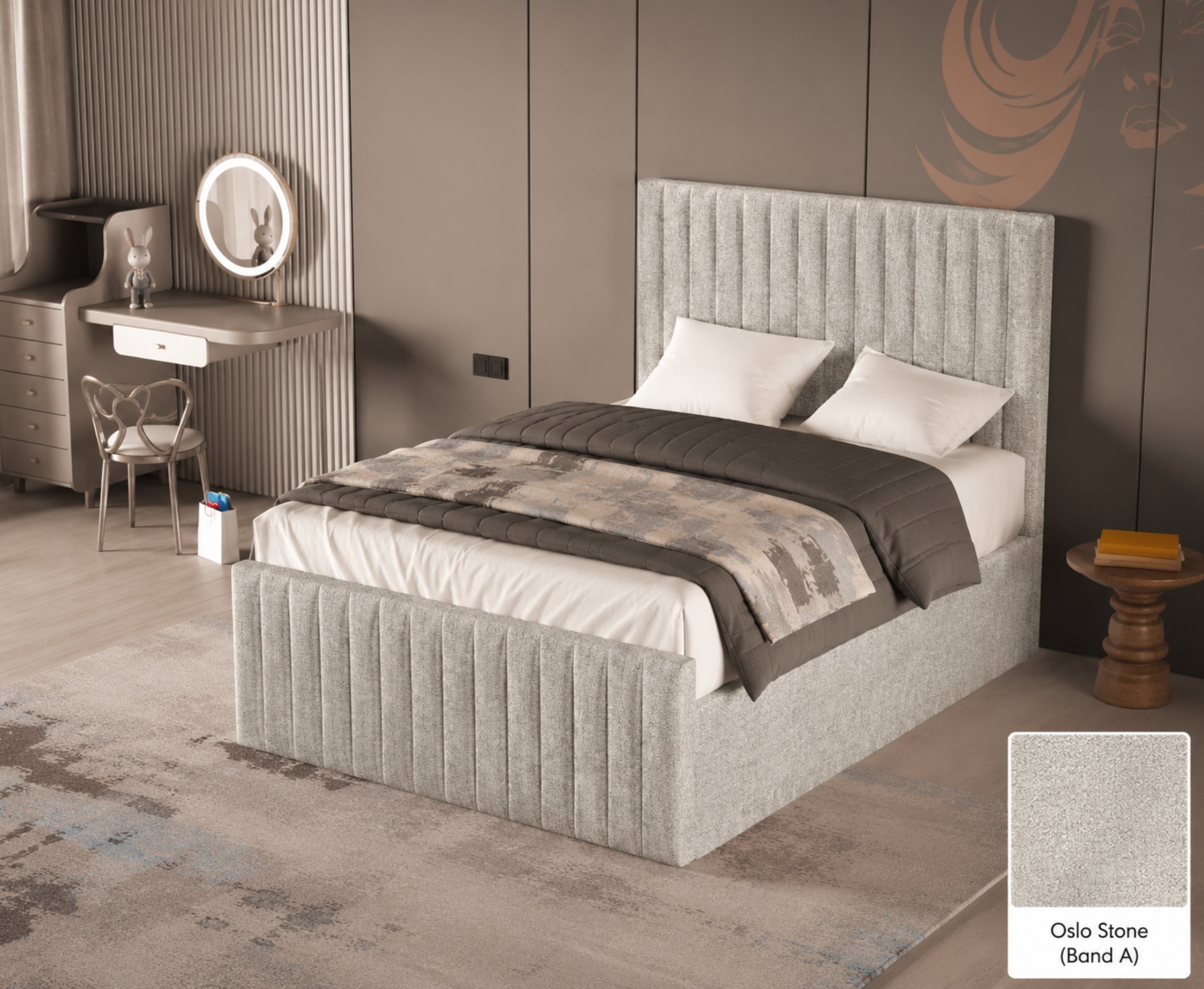 Storie 4ft Double Bed Frame